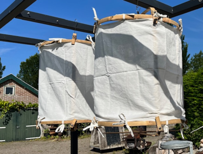 Hanglamp katoen bamboo XL