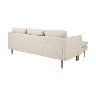 Hoekbank Jelle 2-zits - met verstelbare chaise longue