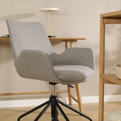 Bureaustoel Nout-Eef zwart onderstel