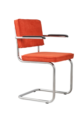 Zuiver Ridge Rib Armstoel - Set van 2