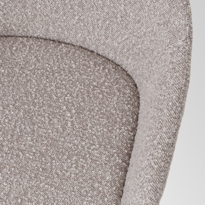 Barkruk Nino-Mae zwart onderstel - 65 cm