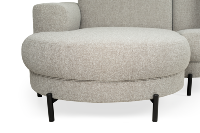 JaxxChoice ronde hoekbank Liva