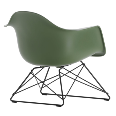 Vitra loungestoel Eames LAR zwart onderstel