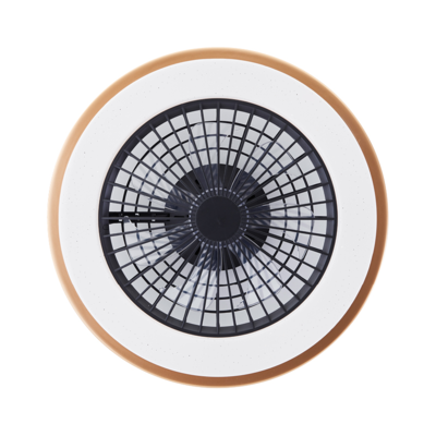 Plafondventilator Slimline – RGB licht – zwart/goud