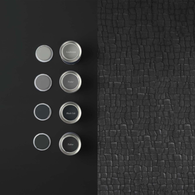 Graham &amp; Brown  vliesbehang met vinyl toplaag  Serpentine Black